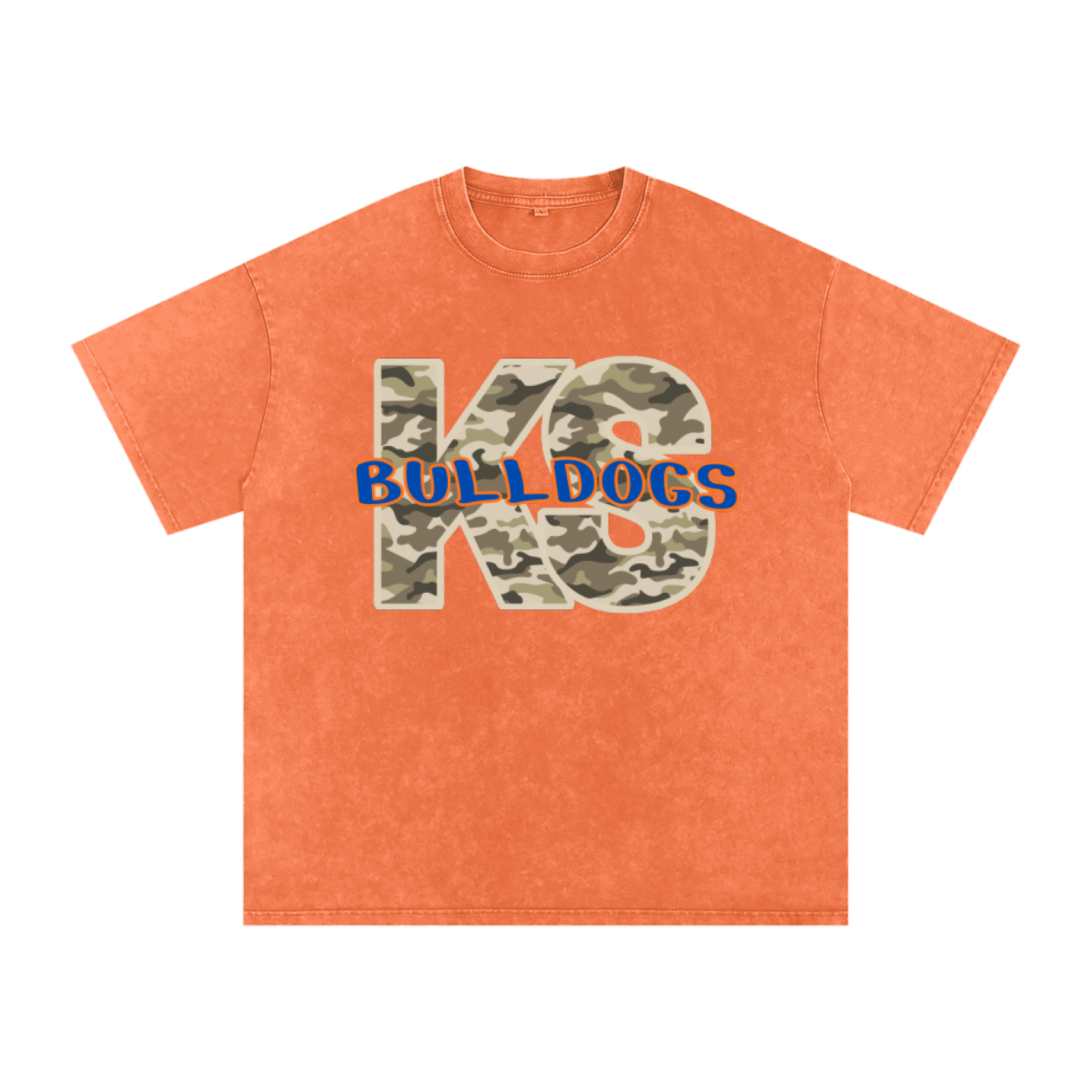 Team camo shirt Snow Washed Oversized Cotton T-Shirt