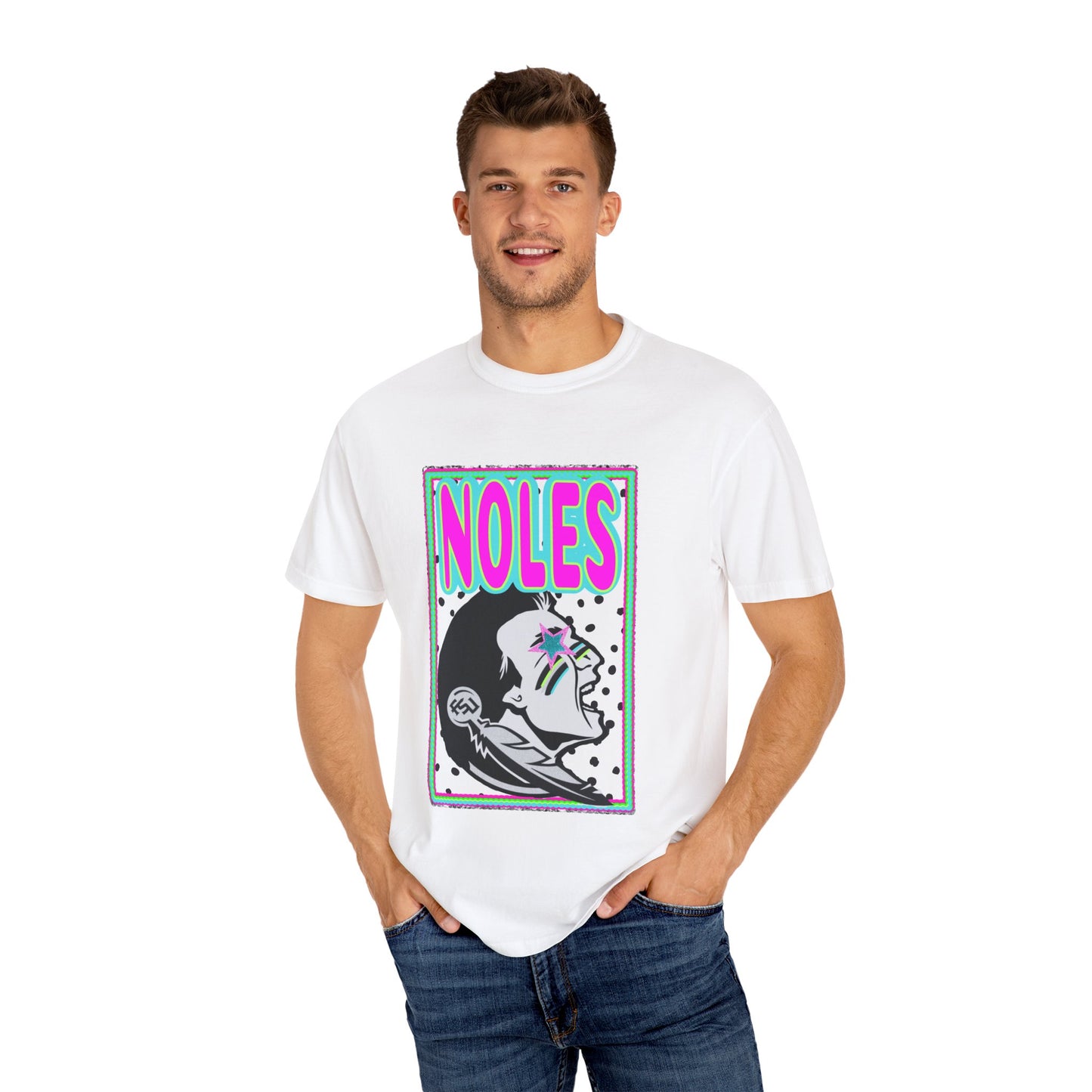 Vibrant Unisex T-shirt for Noles Fans, Retro Style Tee, Sports Apparel, College Merchandise, Game Day Gear, Casual Wear, Fun Gift