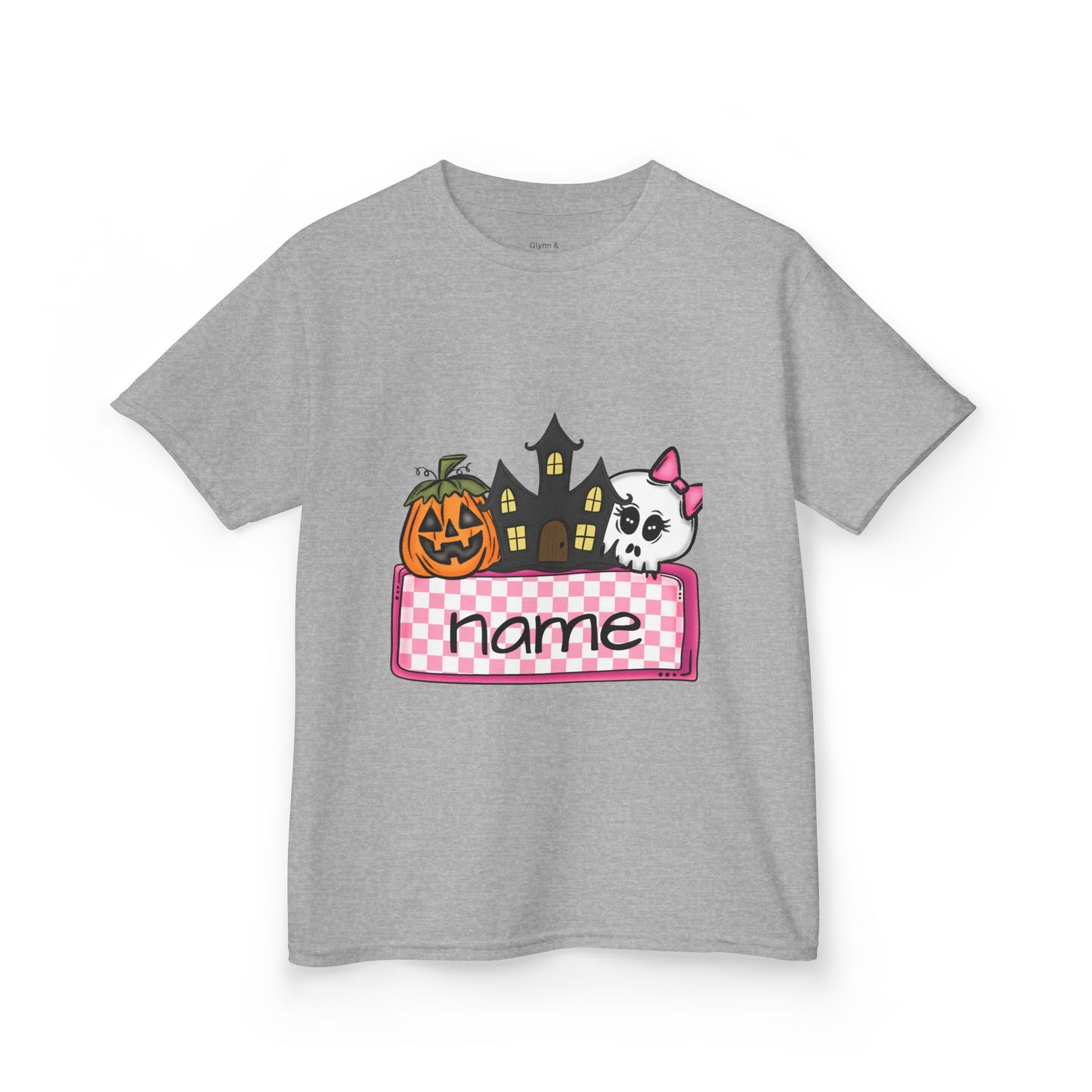 Halloween Personalized Kids Tee, Spooky Kids T-Shirt, Custom Name Tee, Cute Halloween Shirt, Fun Trick or Treat Top