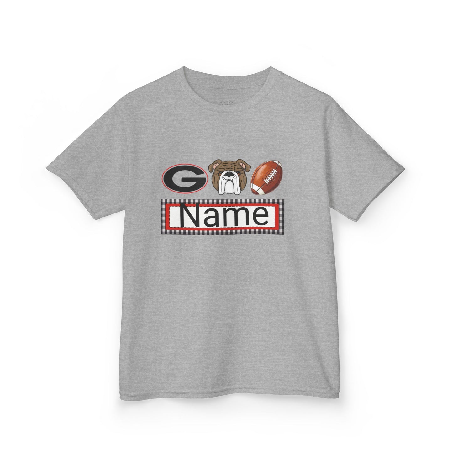 Customizable Kids Football Tee, Youth Sports T-Shirt, Personalized Kid's Apparel, Fun Game Day Shirt, Birthday Gift for Boys