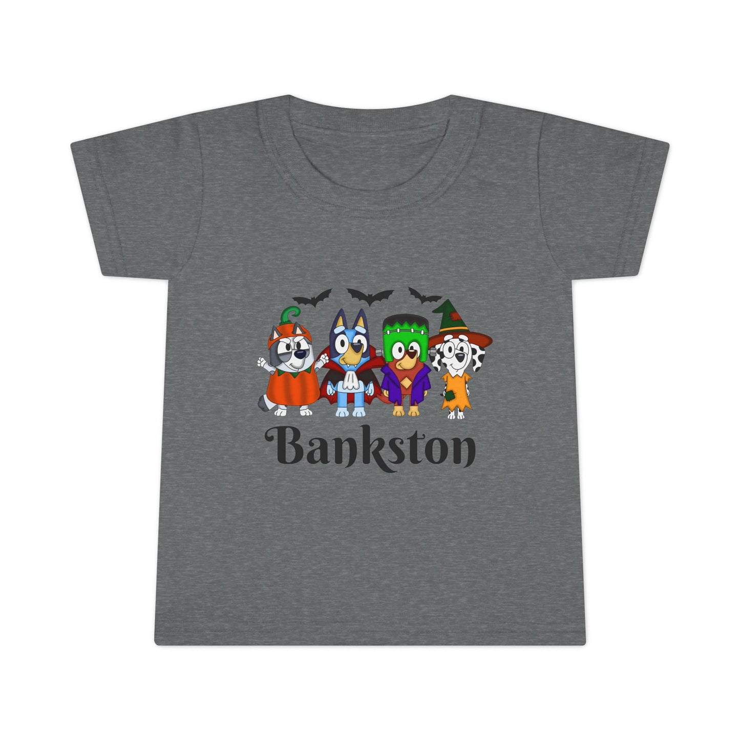 Whimsical Halloween Toddler T-Shirt | Cute Trick or Treat Shirt, Bankston Name Tee, Kids Costume Top, Spooky Fun Apparel, Unique Gift Idea