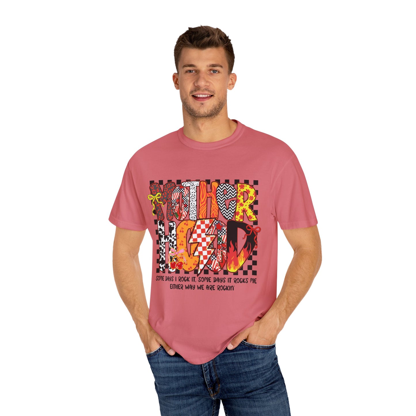 Vibrant Graphic Tee, Motherhood T-Shirt, Gift for New Moms, Casual Style, Unique Baby Shower Gift, Everyday Wear