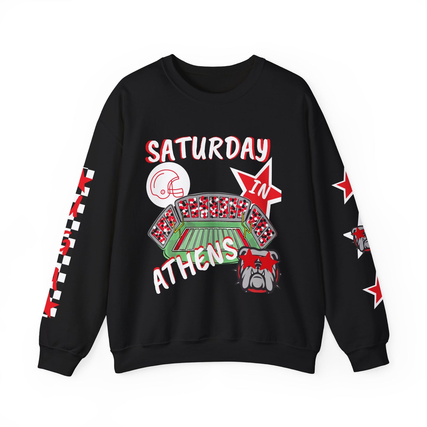 Athens Game Day Sweatshirt - Perfect for Fans, College Spirit Wear, Comfortable Streetwear, Tailgating, Gift for Sports Lovers