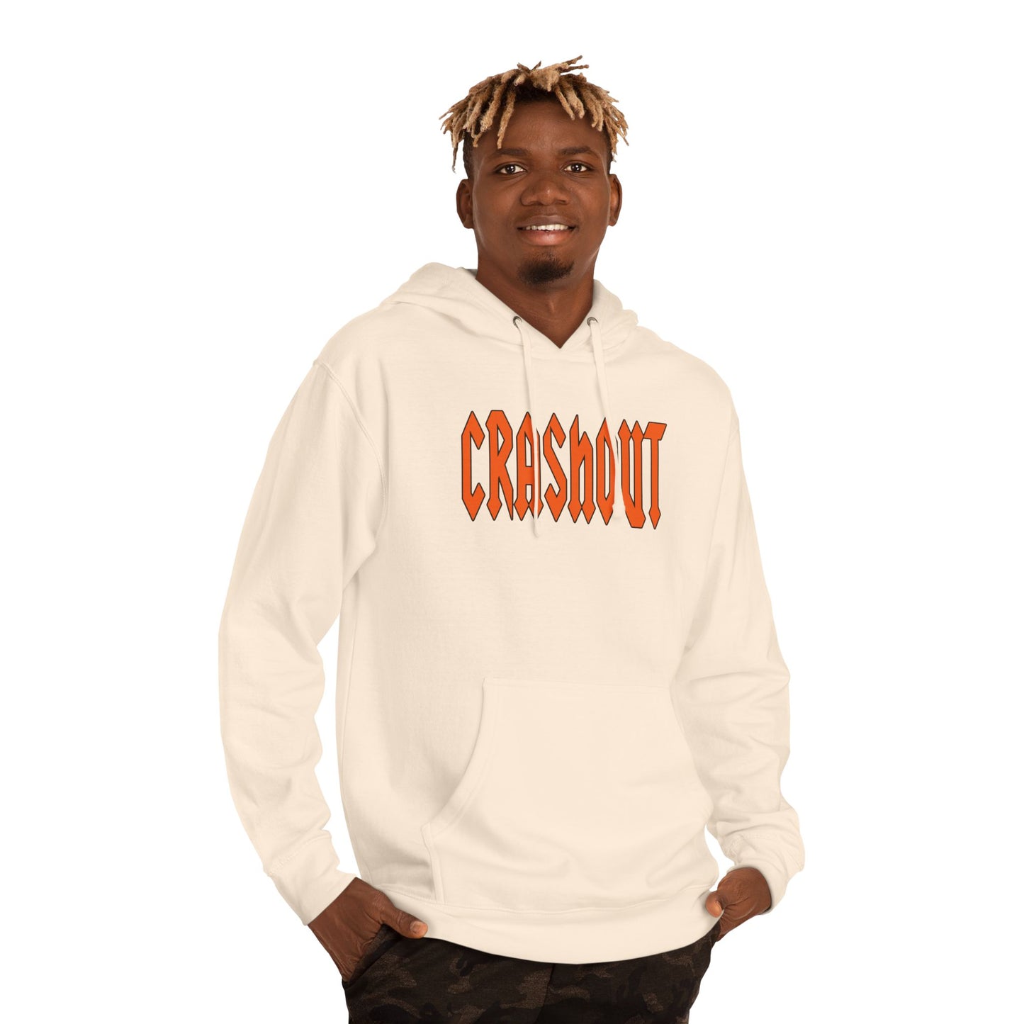Cool Crashout Unisex Hooded Sweatshirt | Casual Streetwear, Perfect for Summer Festivals, Gift for Music Lovers, Trendy Hoodie