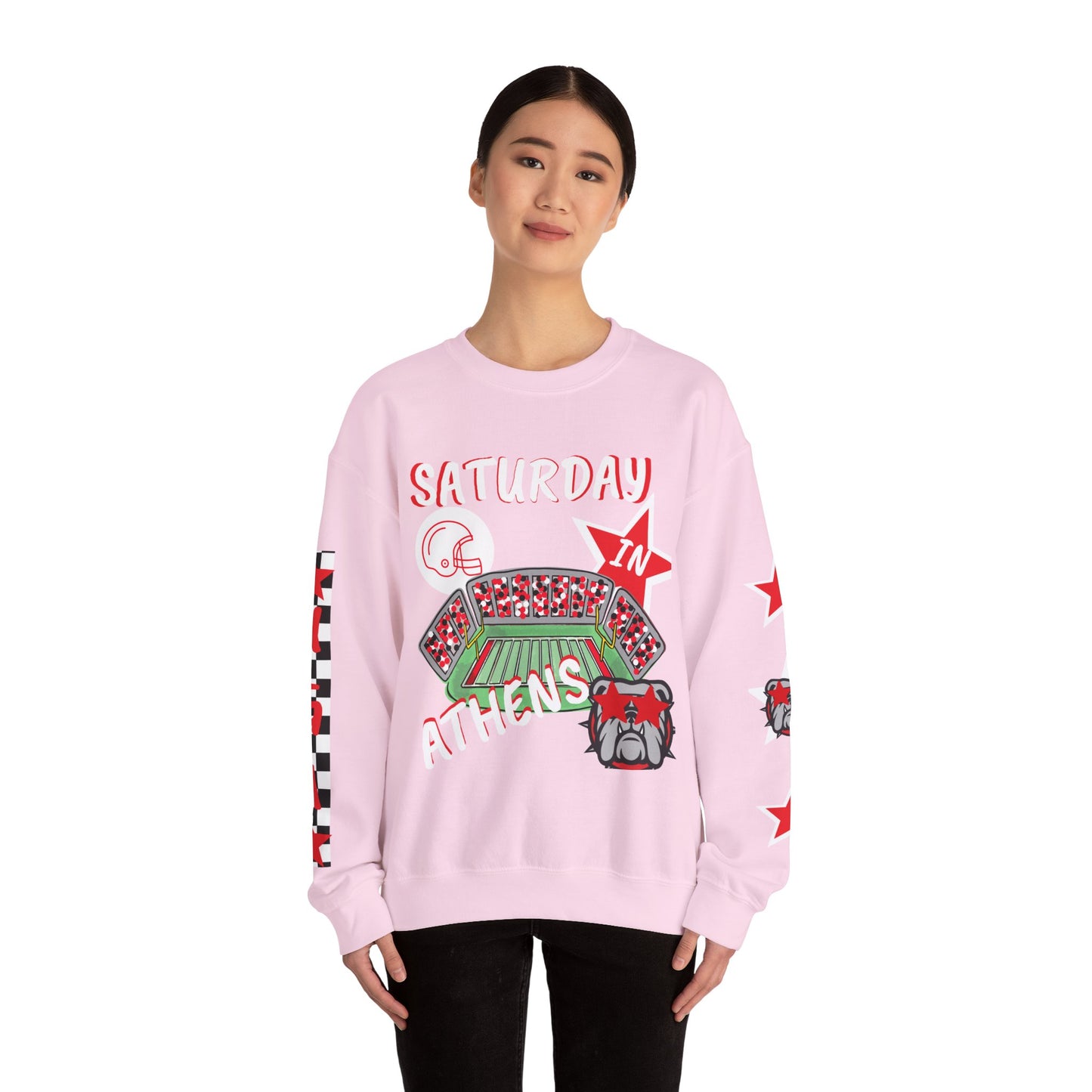 Athens Game Day Sweatshirt - Perfect for Fans, College Spirit Wear, Comfortable Streetwear, Tailgating, Gift for Sports Lovers