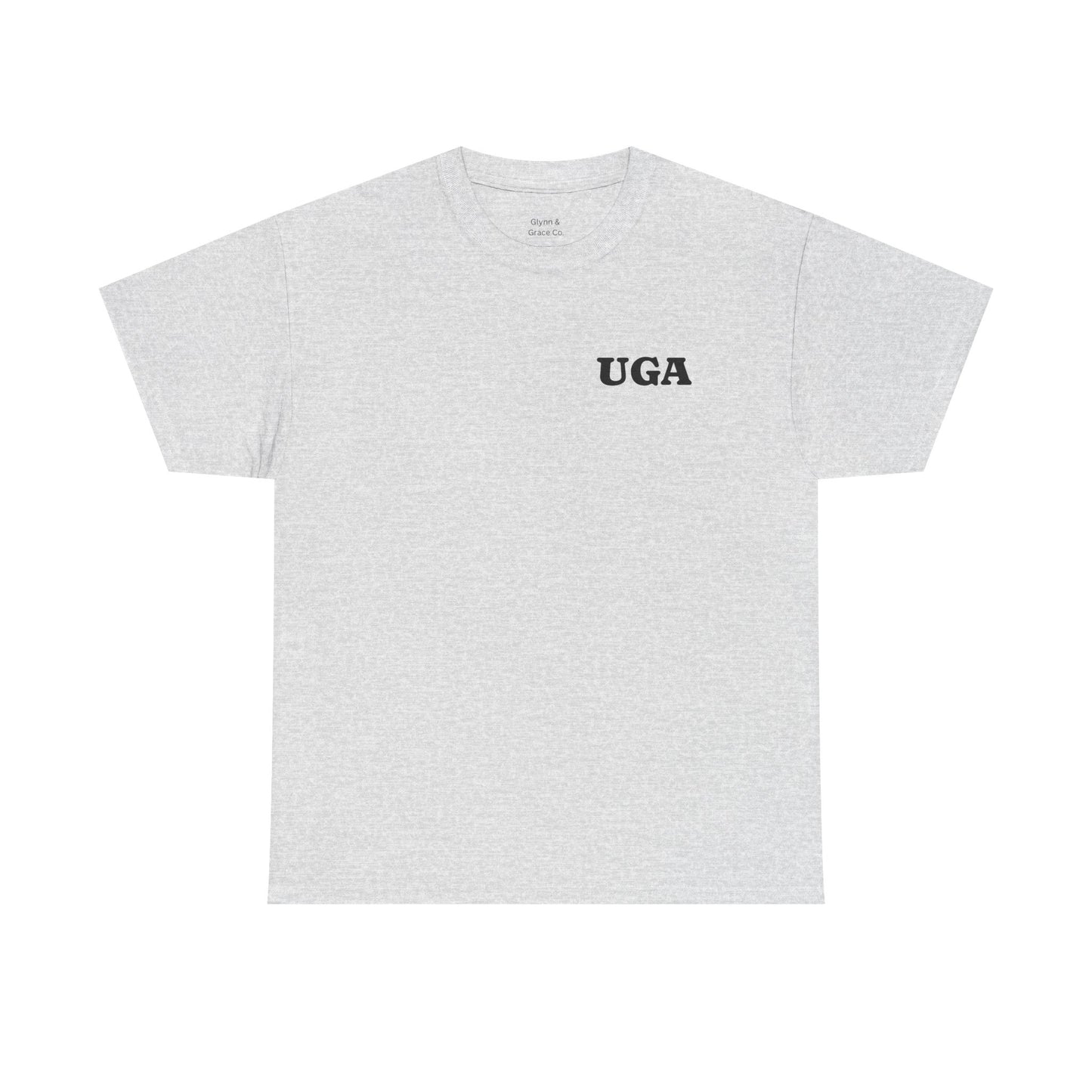 UGA Bulldogs Unisex Heavy Cotton Tee - Sports Shirt, College Apparel, Team Gear, Casual Wear, Gift for Fans