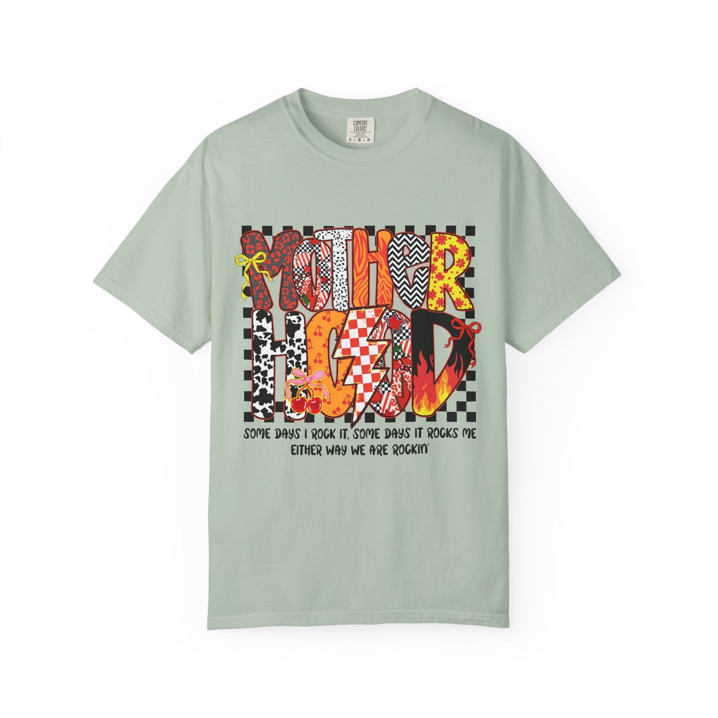 Vibrant Graphic Tee, Motherhood T-Shirt, Gift for New Moms, Casual Style, Unique Baby Shower Gift, Everyday Wear