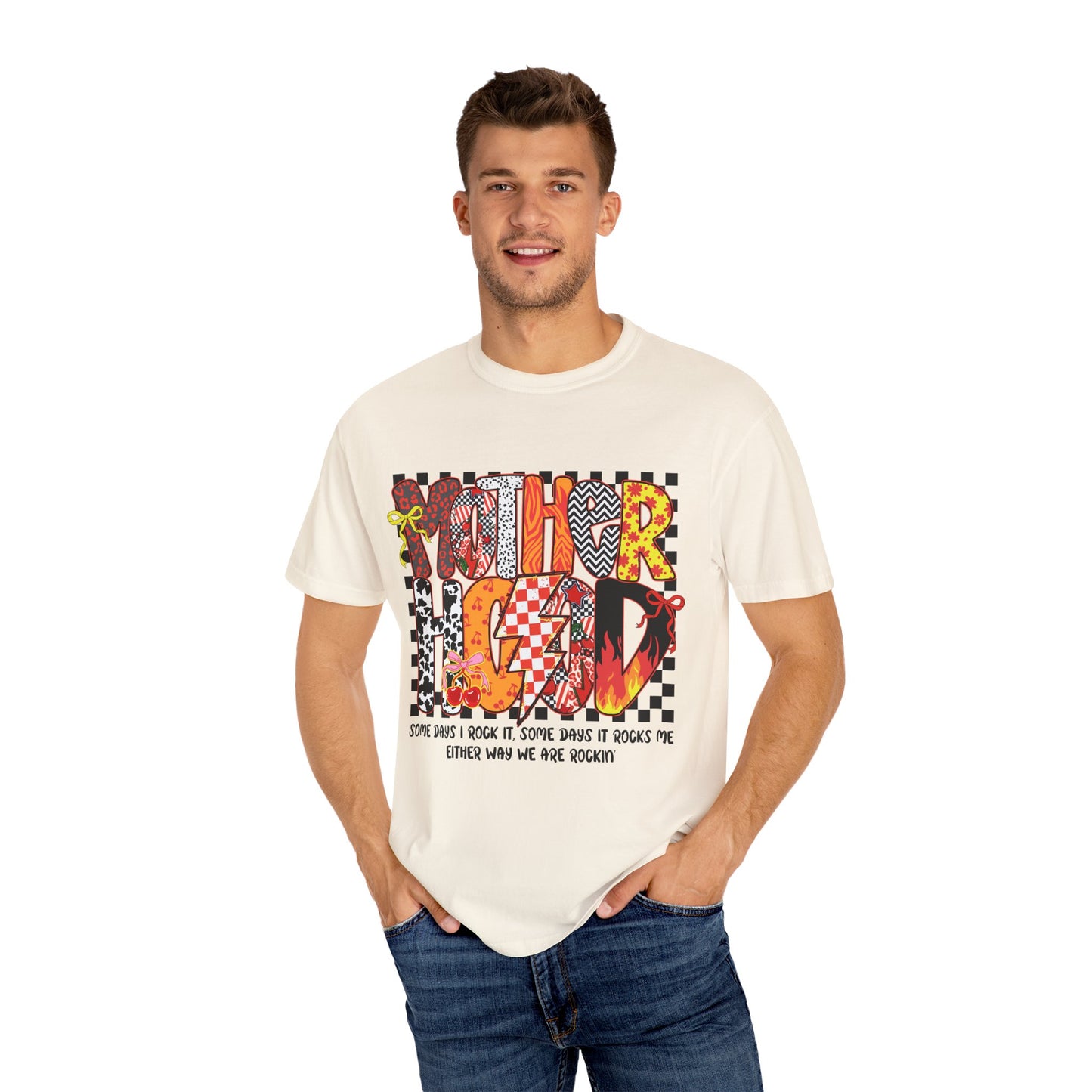 Vibrant Graphic Tee, Motherhood T-Shirt, Gift for New Moms, Casual Style, Unique Baby Shower Gift, Everyday Wear