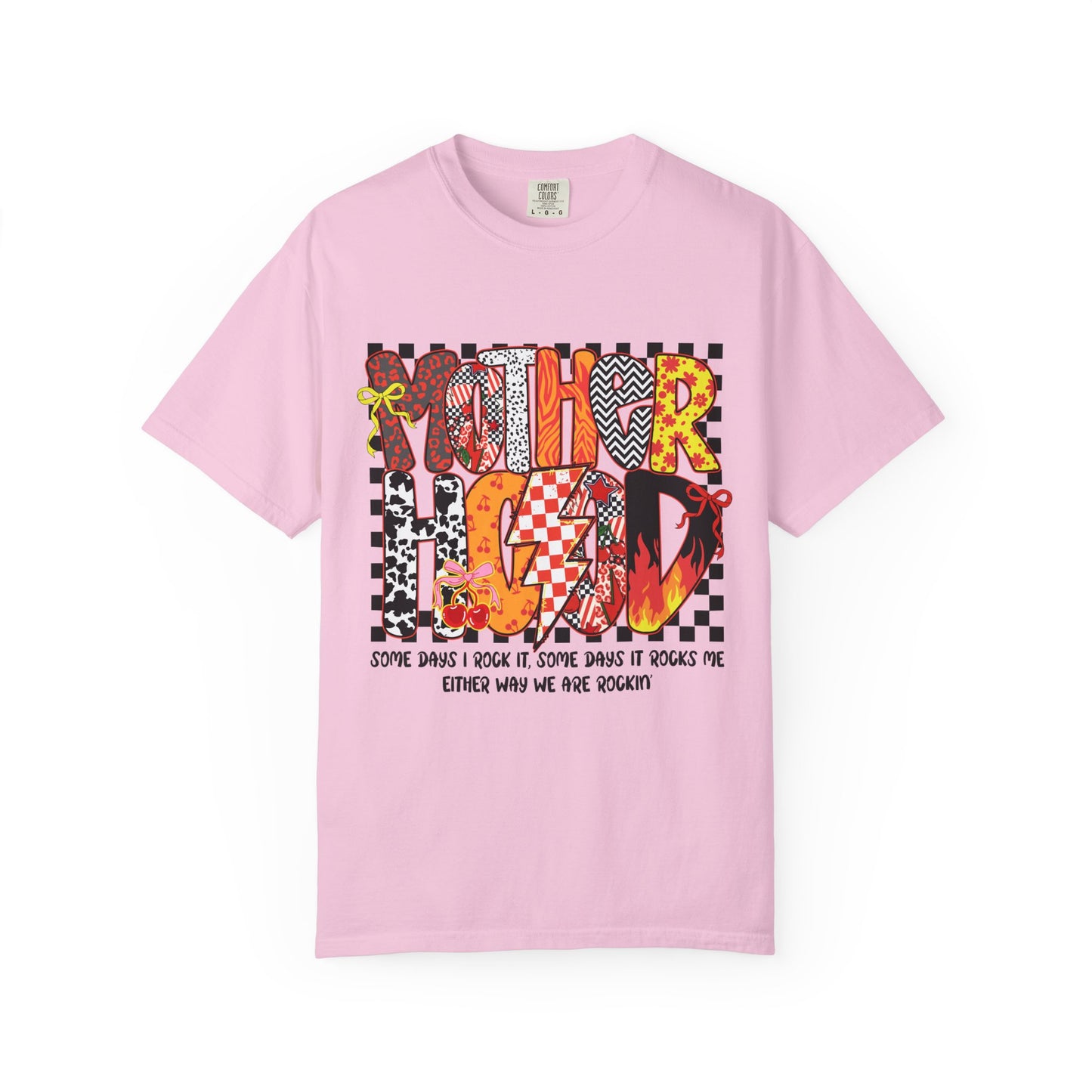 Vibrant Graphic Tee, Motherhood T-Shirt, Gift for New Moms, Casual Style, Unique Baby Shower Gift, Everyday Wear