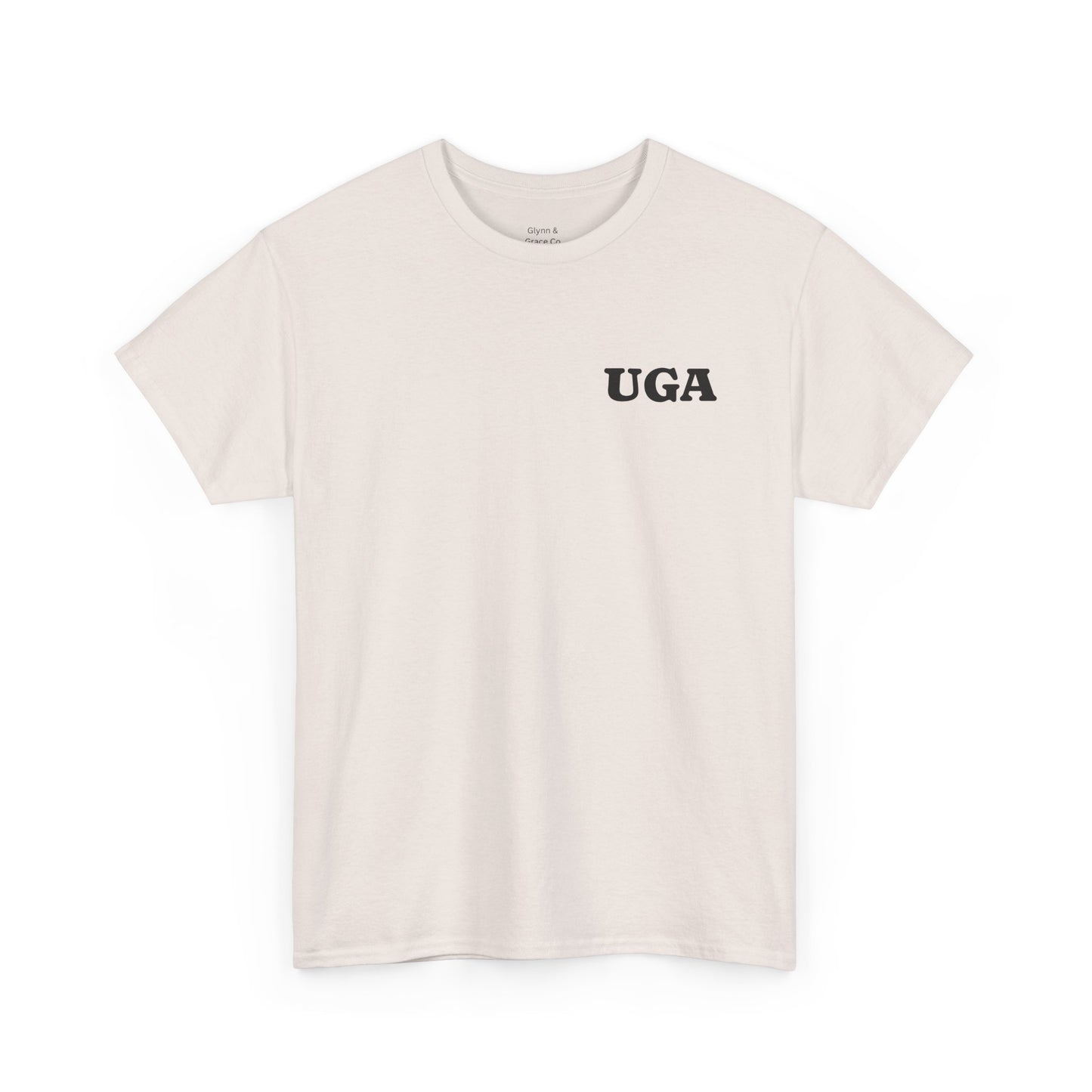 UGA Bulldogs Unisex Heavy Cotton Tee - Sports Shirt, College Apparel, Team Gear, Casual Wear, Gift for Fans