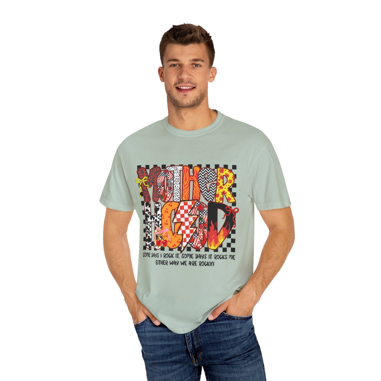 Vibrant Graphic Tee, Motherhood T-Shirt, Gift for New Moms, Casual Style, Unique Baby Shower Gift, Everyday Wear