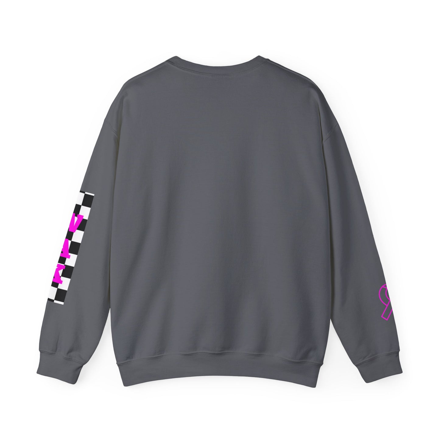 Pink Out Castle Crewneck Sweatshirt, Sportswear for Game Day, Awareness Event Apparel, Cozy Sweatshirt, Unisex Gift