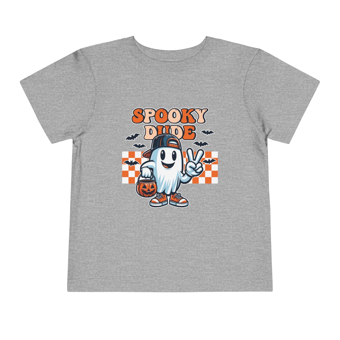 Spooky Toddler Tee - Halloween Shirt for Kids, Ghost Graphic T-Shirt, Toddler Costume Top, Fun Kids Apparel, Halloween Outfit