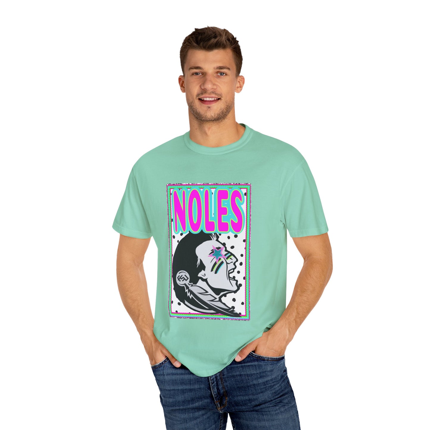 Vibrant Unisex T-shirt for Noles Fans, Retro Style Tee, Sports Apparel, College Merchandise, Game Day Gear, Casual Wear, Fun Gift