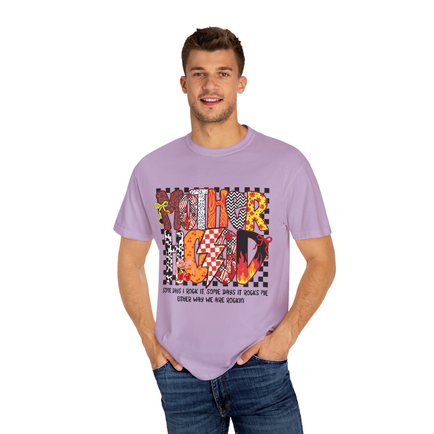 Vibrant Graphic Tee, Motherhood T-Shirt, Gift for New Moms, Casual Style, Unique Baby Shower Gift, Everyday Wear