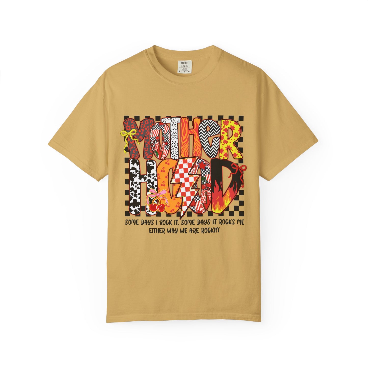 Vibrant Graphic Tee, Motherhood T-Shirt, Gift for New Moms, Casual Style, Unique Baby Shower Gift, Everyday Wear
