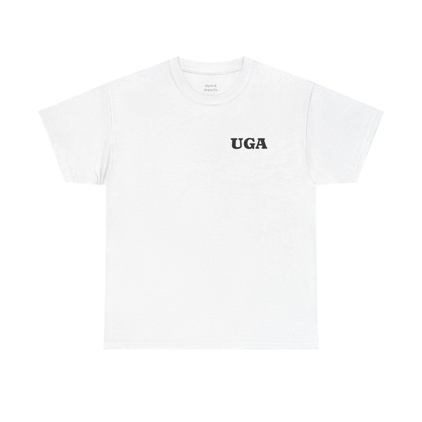 UGA Bulldogs Unisex Heavy Cotton Tee - Sports Shirt, College Apparel, Team Gear, Casual Wear, Gift for Fans