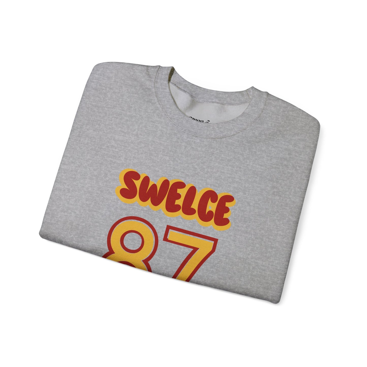 Retro Style Unisex Crewneck Sweatshirt - 'Swelce 87' | Cozy Fashion, Gift for Friends, Casual Wear, Fall Essentials, Trendy Outfit