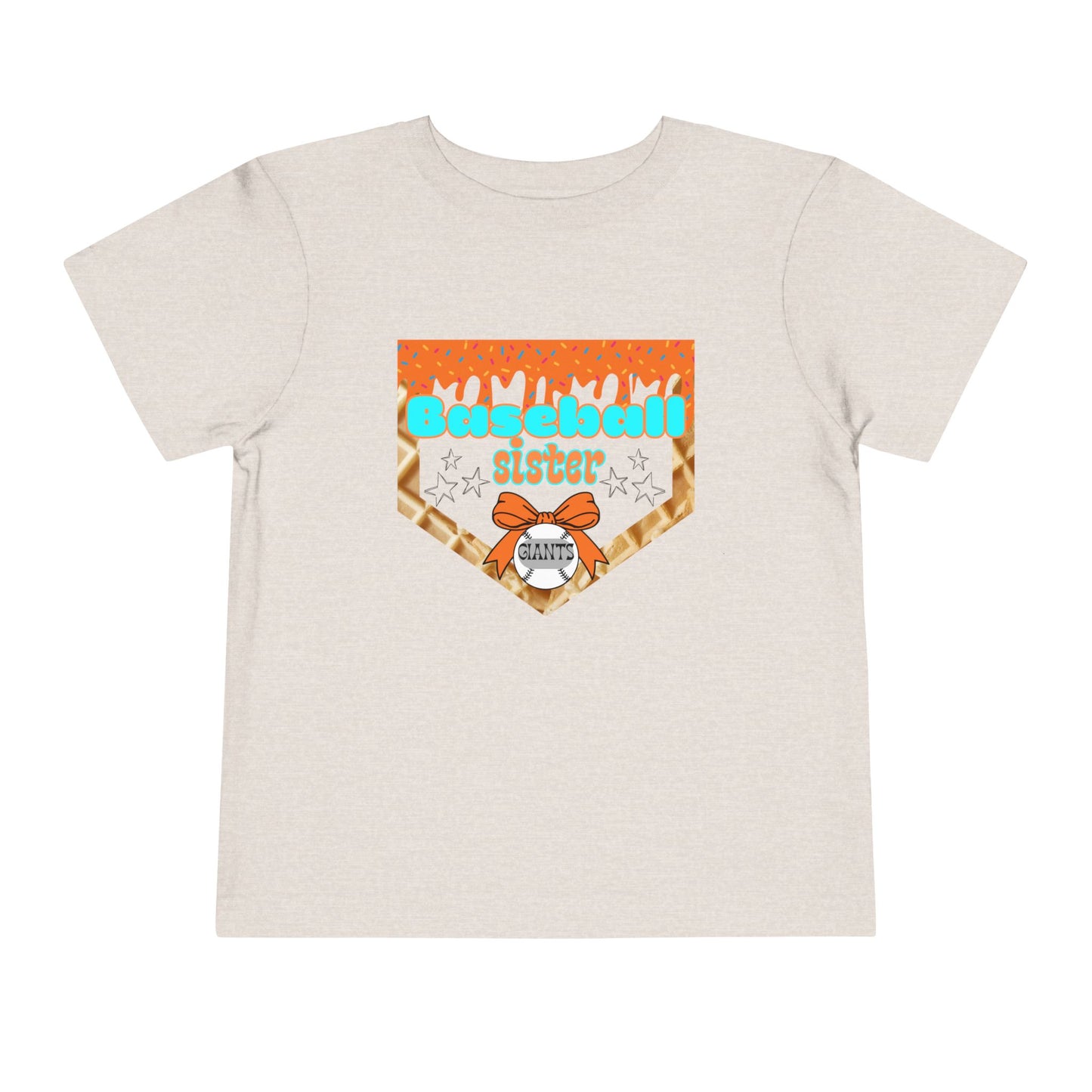 Baseball Sister Toddler Tee, Cute Gift for Young Sports Fans, Summer Playwear, Birthday Party Tee, Baseball Themed Outfit, Youth Clothing