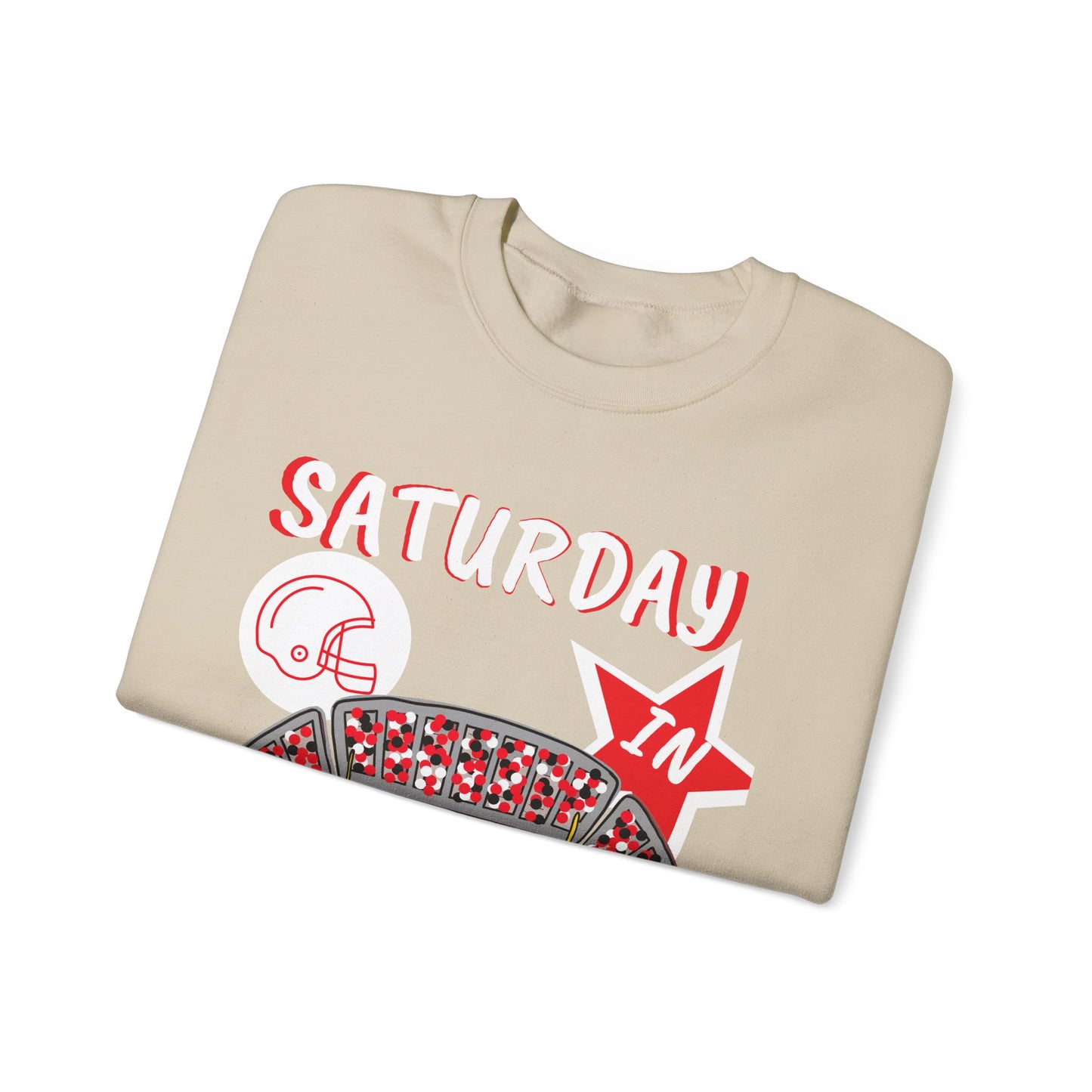Athens Game Day Sweatshirt - Perfect for Fans, College Spirit Wear, Comfortable Streetwear, Tailgating, Gift for Sports Lovers