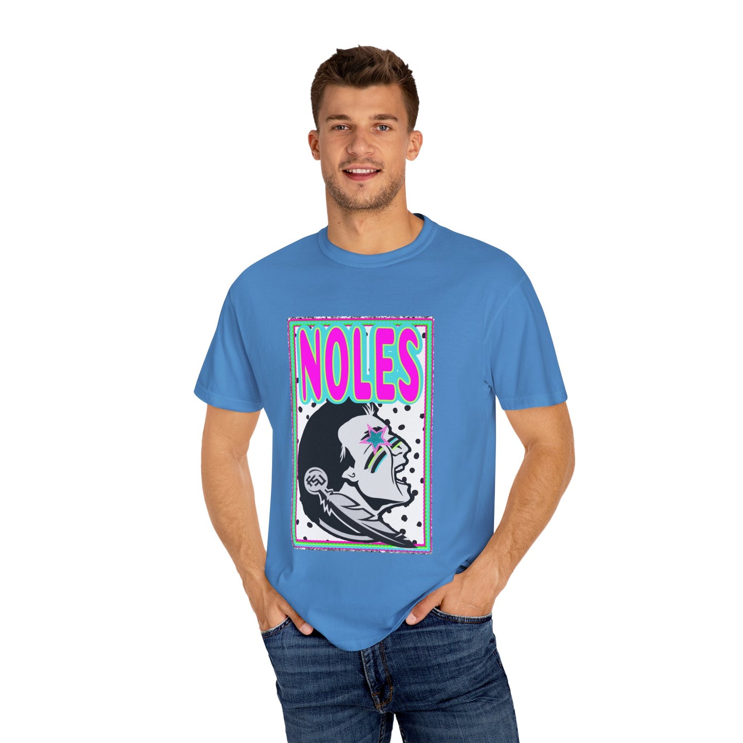 Vibrant Unisex T-shirt for Noles Fans, Retro Style Tee, Sports Apparel, College Merchandise, Game Day Gear, Casual Wear, Fun Gift
