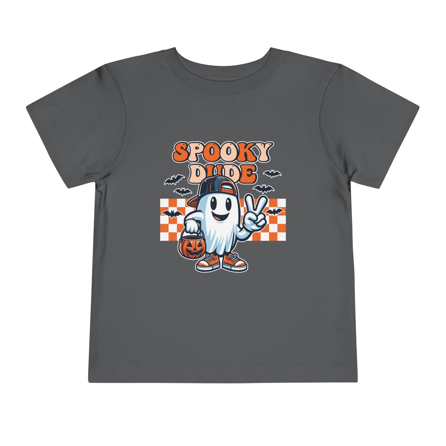 Spooky Toddler Tee - Halloween Shirt for Kids, Ghost Graphic T-Shirt, Toddler Costume Top, Fun Kids Apparel, Halloween Outfit