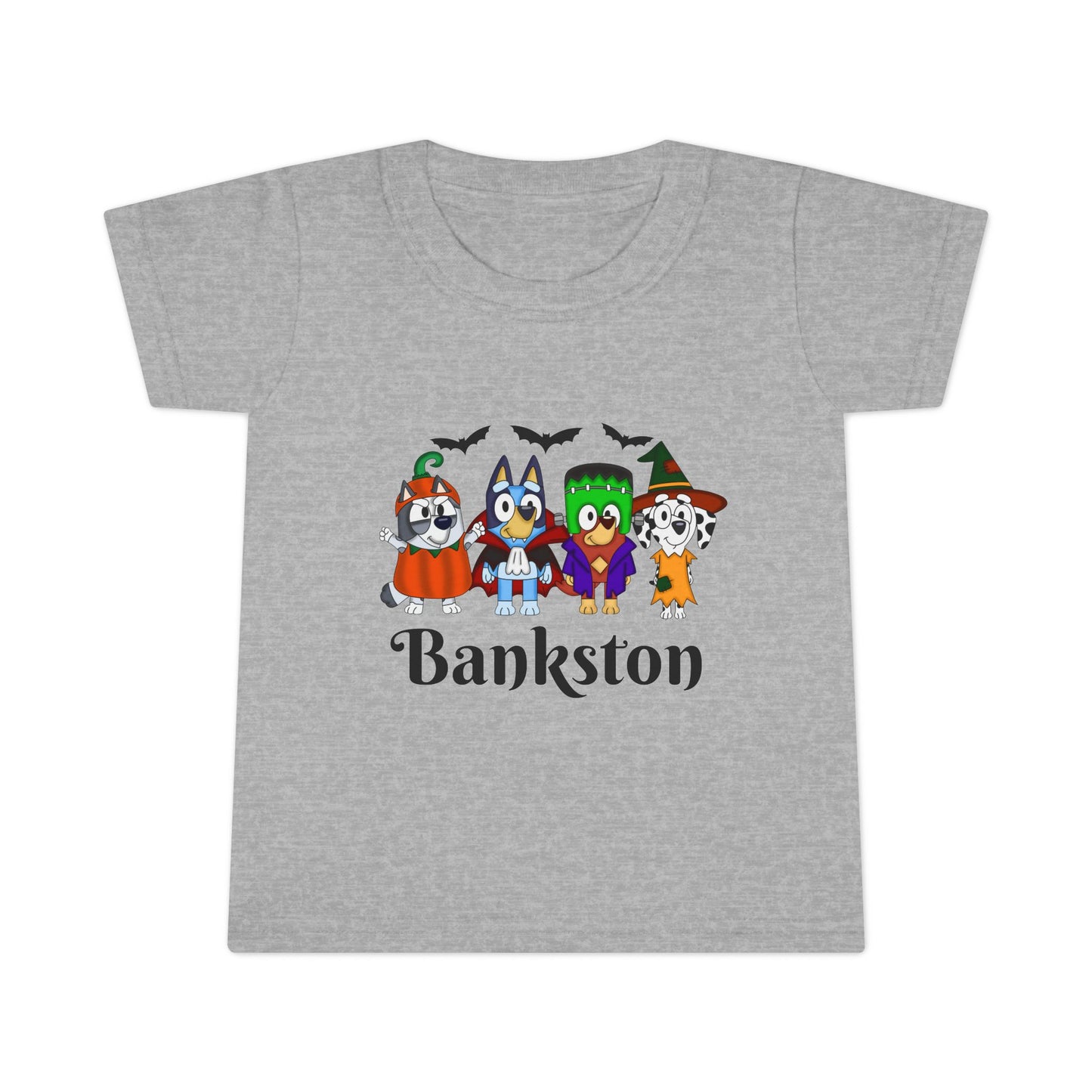 Whimsical Halloween Toddler T-Shirt | Cute Trick or Treat Shirt, Bankston Name Tee, Kids Costume Top, Spooky Fun Apparel, Unique Gift Idea