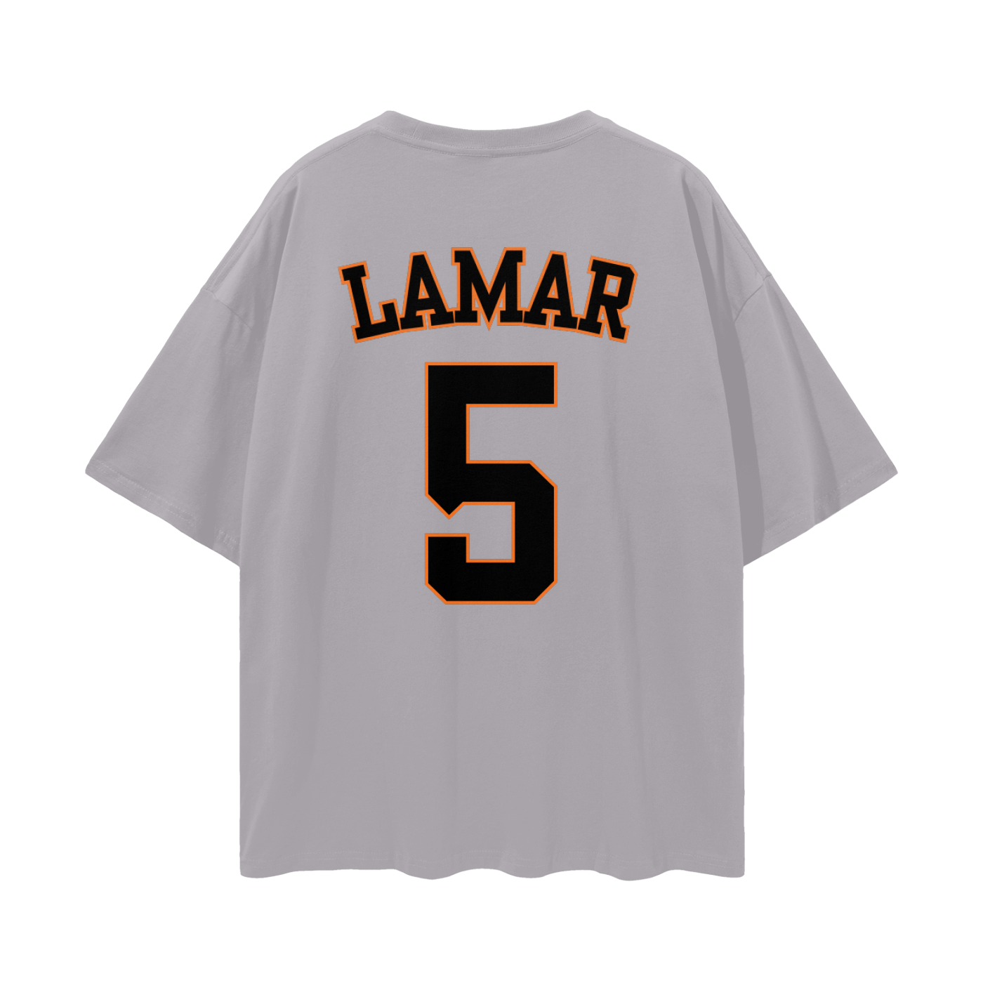 Lamar Streetwear Loose Drop Shoulder T-Shirt