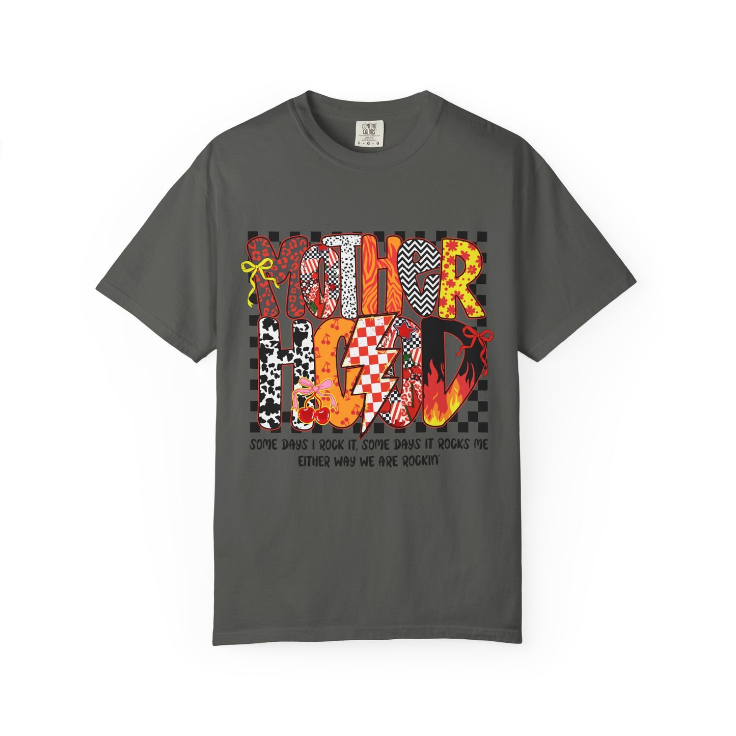 Vibrant Graphic Tee, Motherhood T-Shirt, Gift for New Moms, Casual Style, Unique Baby Shower Gift, Everyday Wear