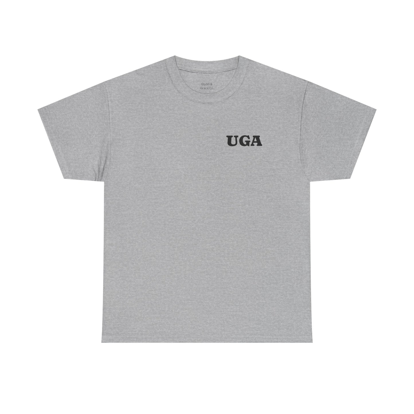 UGA Bulldogs Unisex Heavy Cotton Tee - Sports Shirt, College Apparel, Team Gear, Casual Wear, Gift for Fans