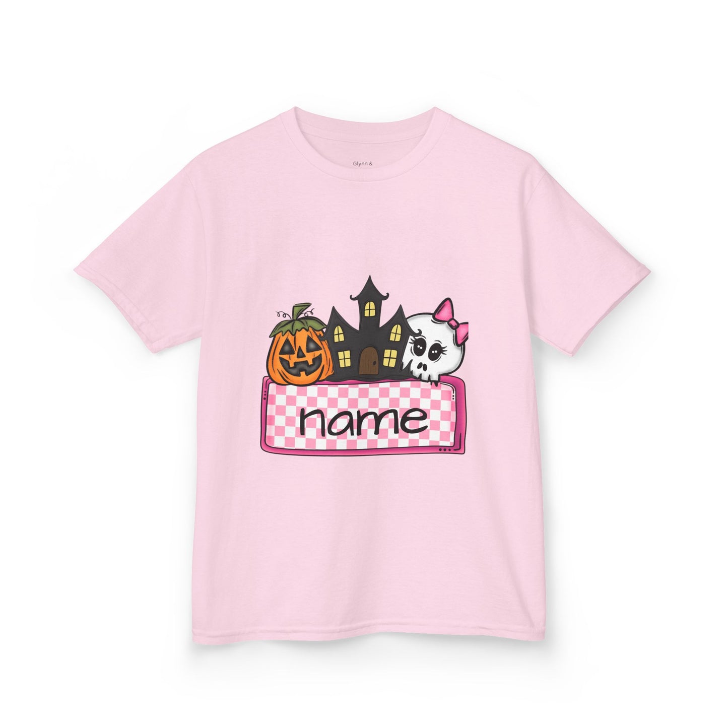 Halloween Personalized Kids Tee, Spooky Kids T-Shirt, Custom Name Tee, Cute Halloween Shirt, Fun Trick or Treat Top