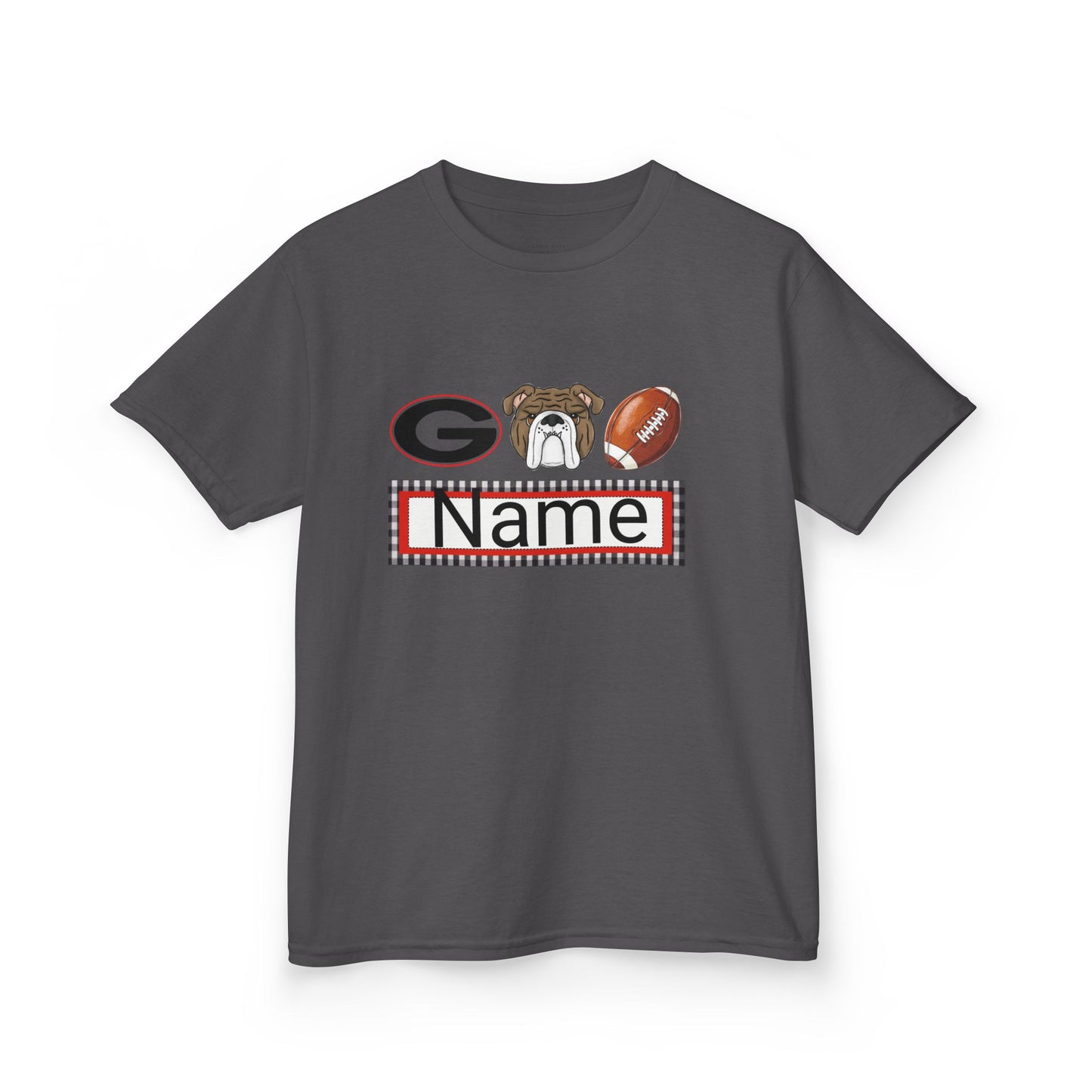 Customizable Kids Football Tee, Youth Sports T-Shirt, Personalized Kid's Apparel, Fun Game Day Shirt, Birthday Gift for Boys