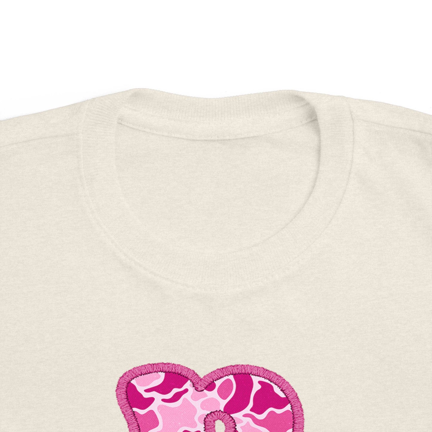 Toddler's Camo Initial Tee, Personalized Toddler Shirt, Cute Kids Tee, Birthday Gift, Custom Name Tee, Jungle Theme Outfit
