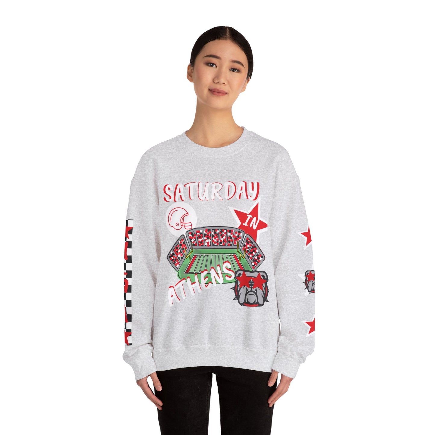 Athens Game Day Sweatshirt - Perfect for Fans, College Spirit Wear, Comfortable Streetwear, Tailgating, Gift for Sports Lovers
