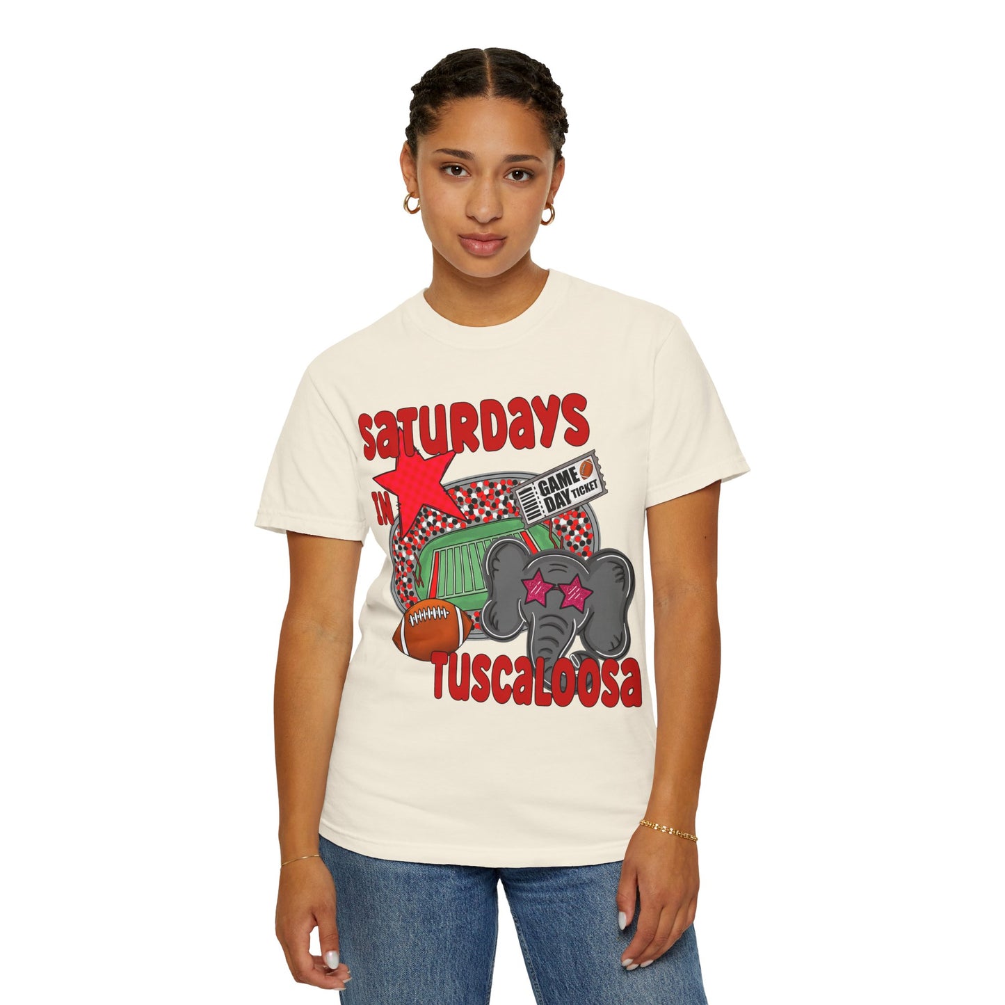 Saturdays in Tuscaloosa Shirt, Game Day T-Shirt, Unisex Tee, Alabama Football Apparel, College Team Merchandise, Casual Wear