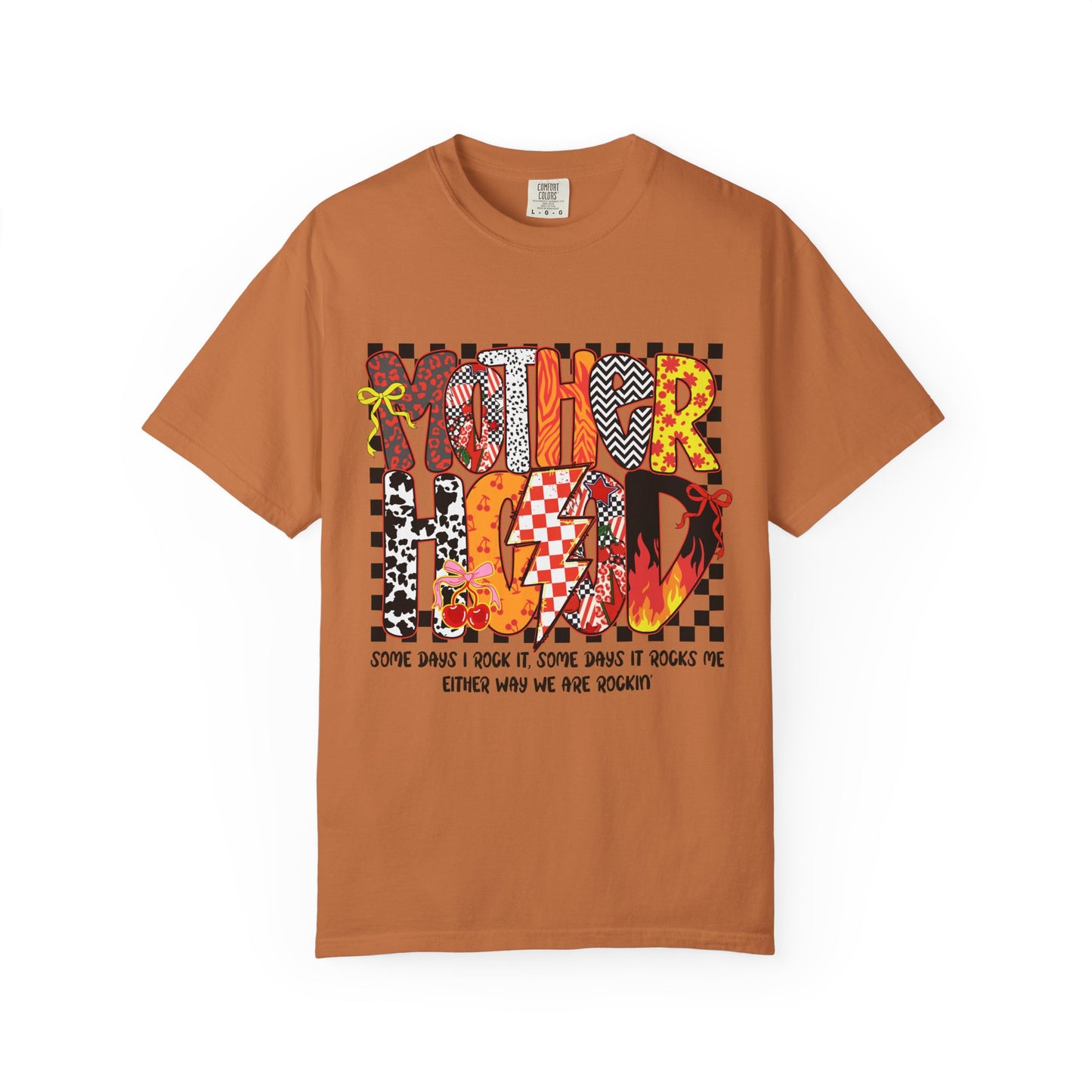Vibrant Graphic Tee, Motherhood T-Shirt, Gift for New Moms, Casual Style, Unique Baby Shower Gift, Everyday Wear