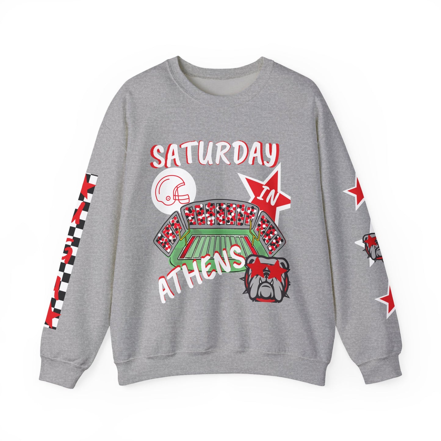 Athens Game Day Sweatshirt - Perfect for Fans, College Spirit Wear, Comfortable Streetwear, Tailgating, Gift for Sports Lovers