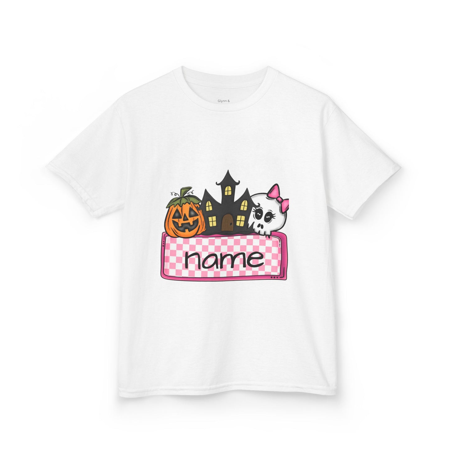 Halloween Personalized Kids Tee, Spooky Kids T-Shirt, Custom Name Tee, Cute Halloween Shirt, Fun Trick or Treat Top