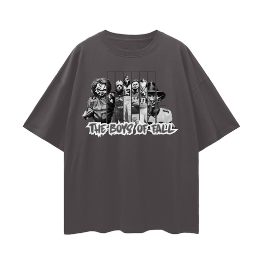 "boys of fall"Streetwear Loose Drop Shoulder T-Shirt