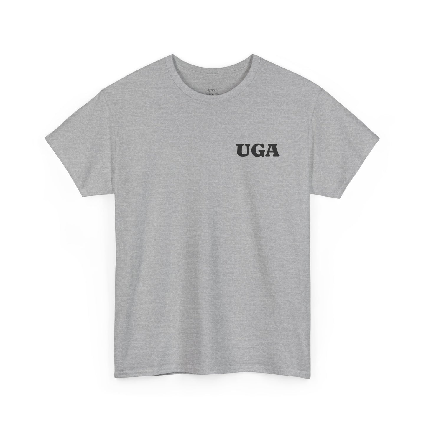 UGA Bulldogs Unisex Heavy Cotton Tee - Sports Shirt, College Apparel, Team Gear, Casual Wear, Gift for Fans