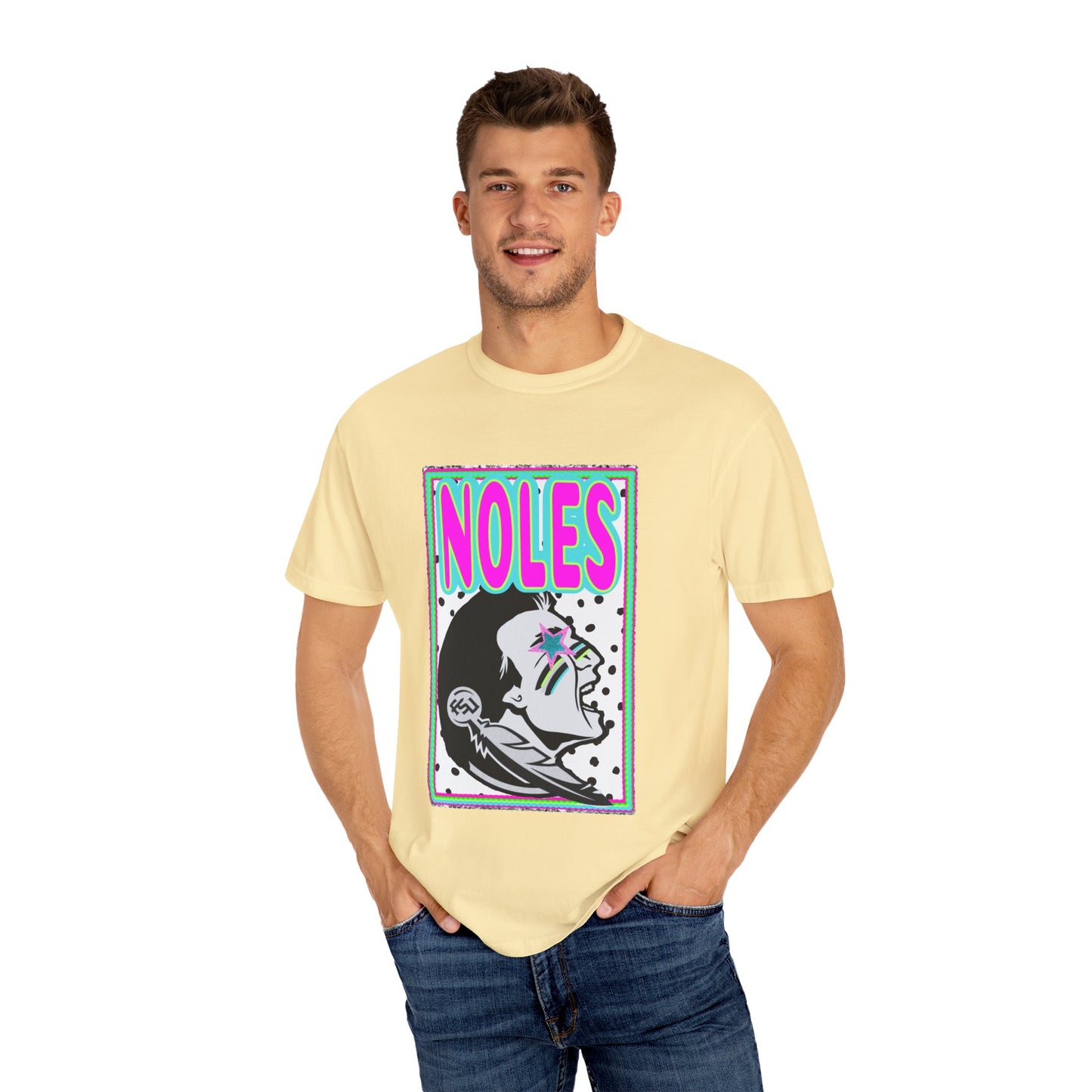 Vibrant Unisex T-shirt for Noles Fans, Retro Style Tee, Sports Apparel, College Merchandise, Game Day Gear, Casual Wear, Fun Gift