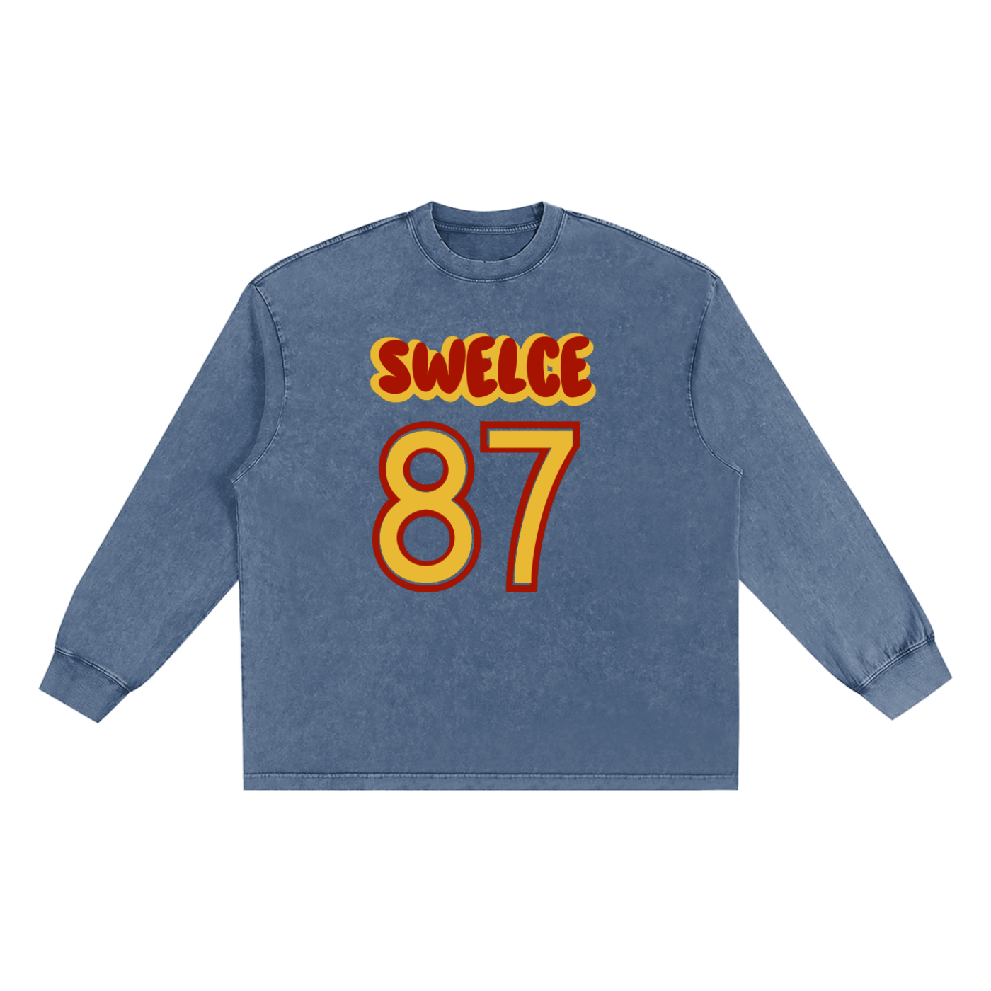 Snow Washed Frayed Edge T-Shirt