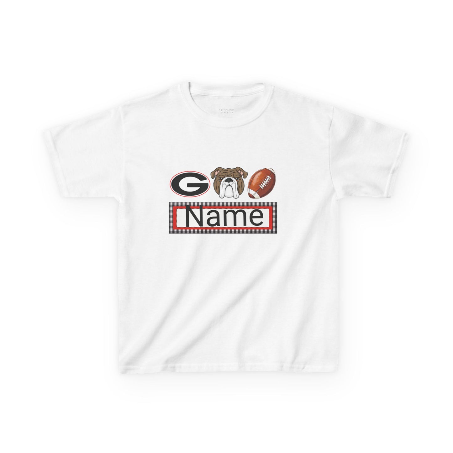 Customizable Kids Football Tee, Youth Sports T-Shirt, Personalized Kid's Apparel, Fun Game Day Shirt, Birthday Gift for Boys