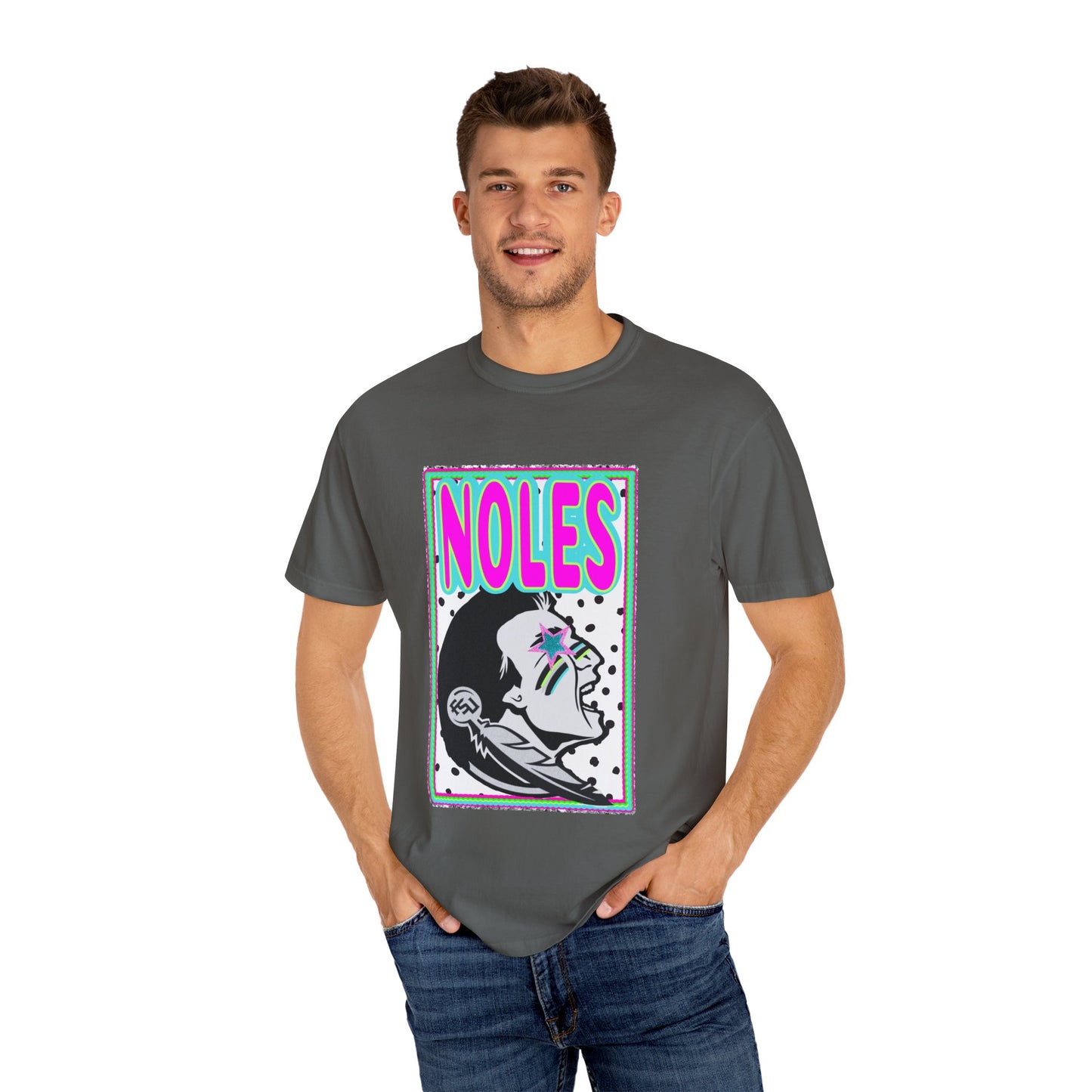 Vibrant Unisex T-shirt for Noles Fans, Retro Style Tee, Sports Apparel, College Merchandise, Game Day Gear, Casual Wear, Fun Gift