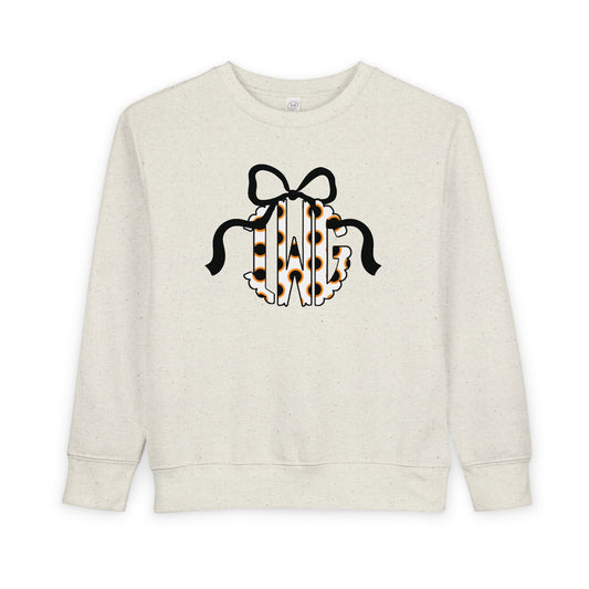 Toddler Sweatshirt with Bow Design, Cozy Kids Pullover, Cute Baby Sweater, Gifts for Toddlers, Birthday Outfit