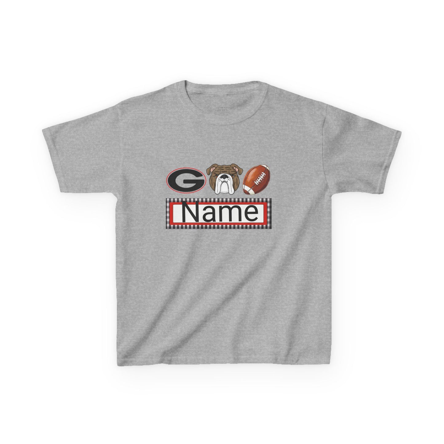 Customizable Kids Football Tee, Youth Sports T-Shirt, Personalized Kid's Apparel, Fun Game Day Shirt, Birthday Gift for Boys
