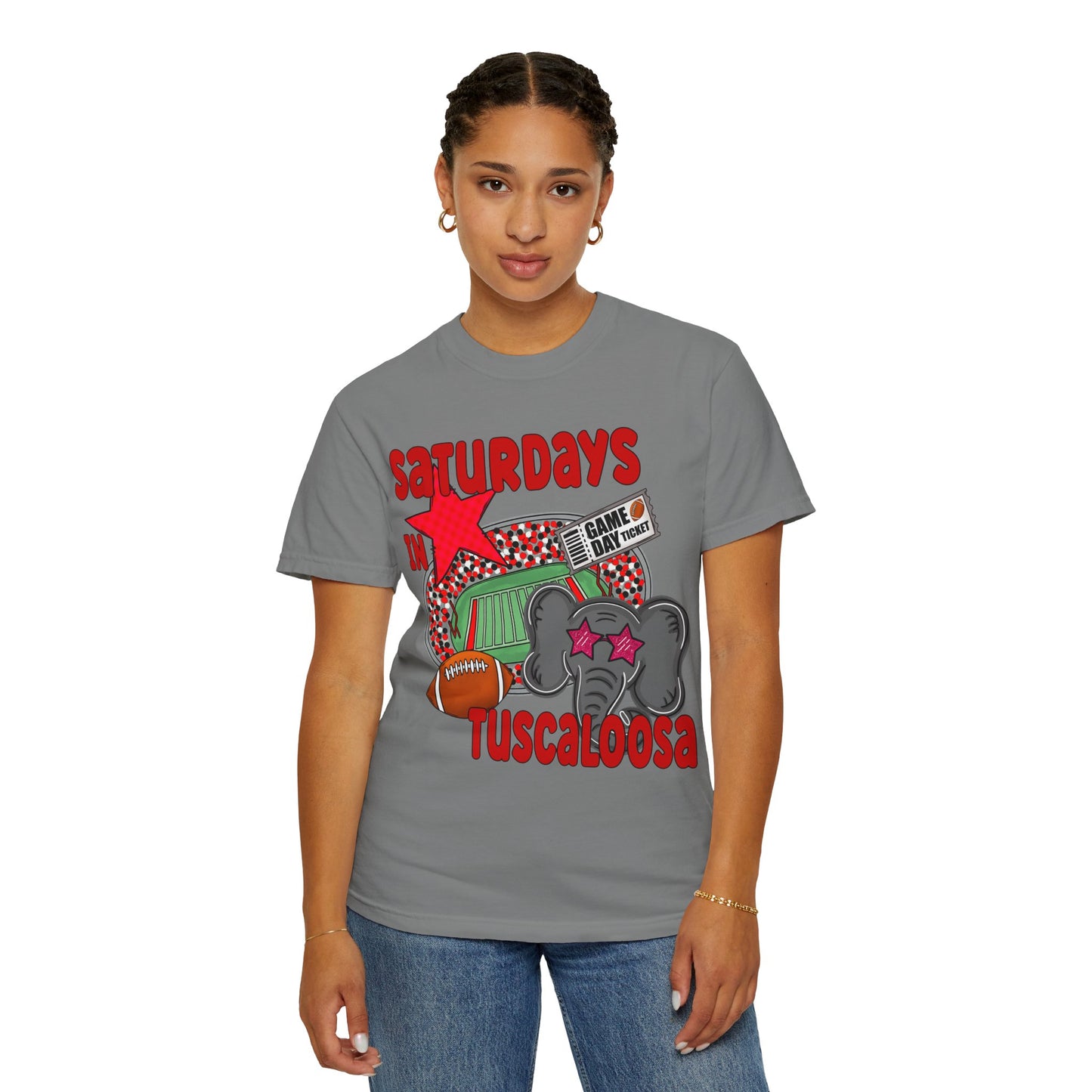 Saturdays in Tuscaloosa Shirt, Game Day T-Shirt, Unisex Tee, Alabama Football Apparel, College Team Merchandise, Casual Wear