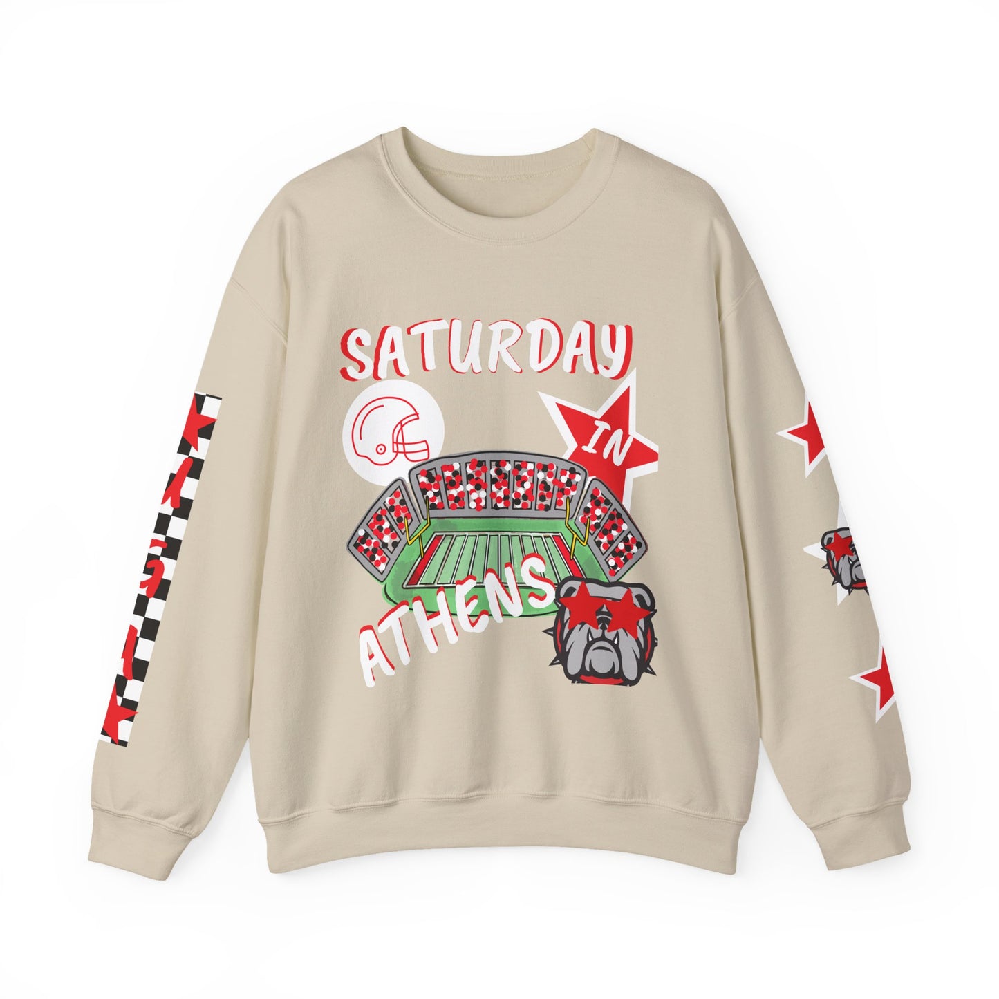Athens Game Day Sweatshirt - Perfect for Fans, College Spirit Wear, Comfortable Streetwear, Tailgating, Gift for Sports Lovers