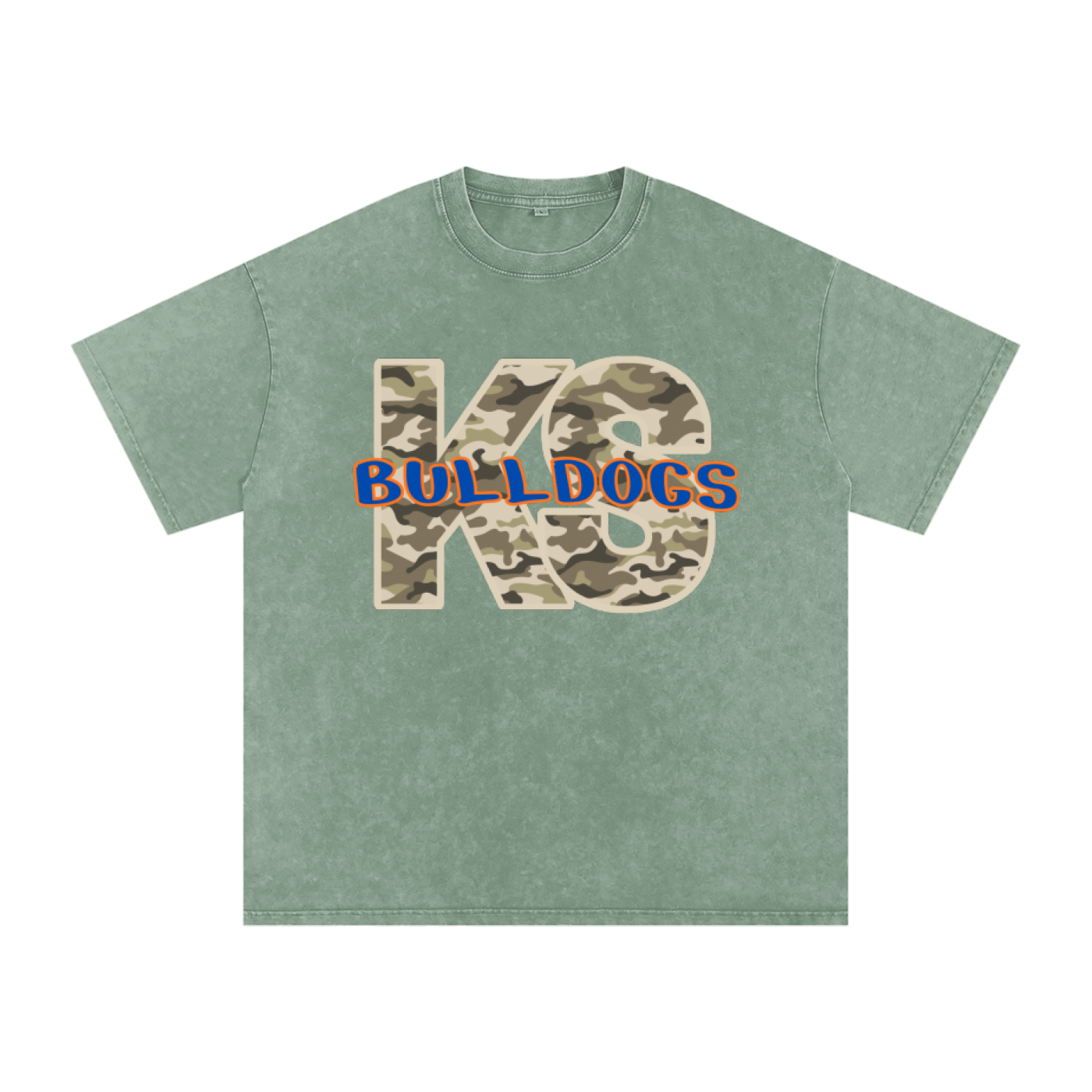 Team camo shirt Snow Washed Oversized Cotton T-Shirt