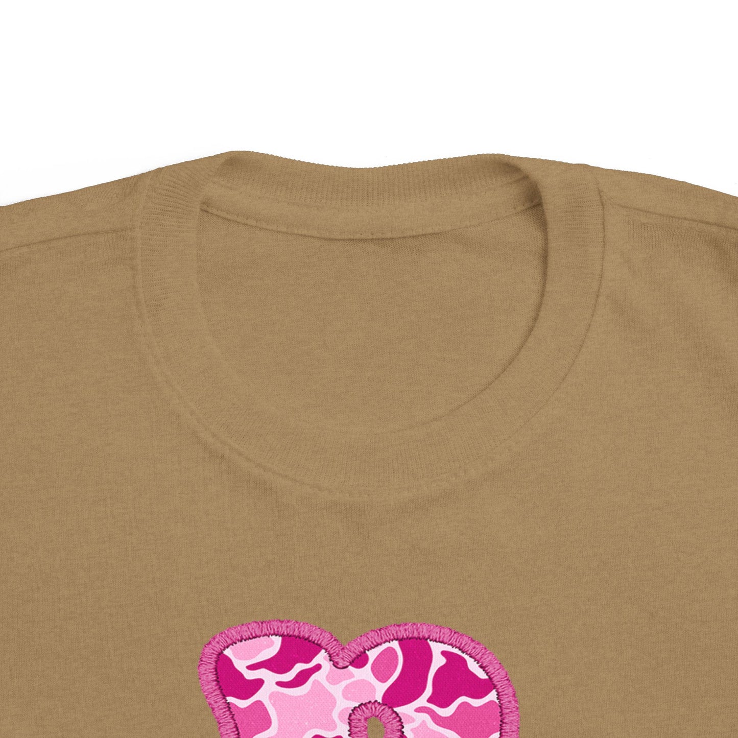 Toddler's Camo Initial Tee, Personalized Toddler Shirt, Cute Kids Tee, Birthday Gift, Custom Name Tee, Jungle Theme Outfit